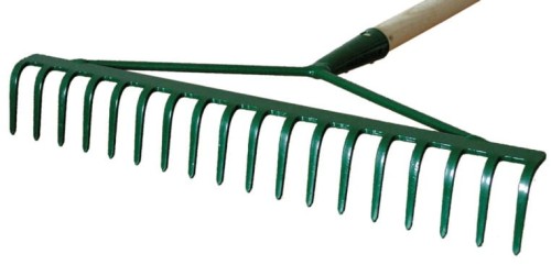 Przejdź do produktu Grabie belka płaska z pałąkiem18-zębne KARD 104