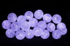 Przejdź do produktu Lampki choinkowe LED kryształowe kule 20L 4,75m 21-542