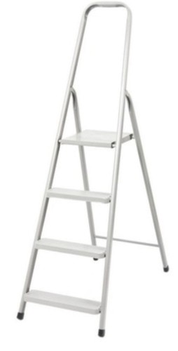 Przejdź do produktu Drabina DR STD4 stalowa domowa 125kg 4stopnie