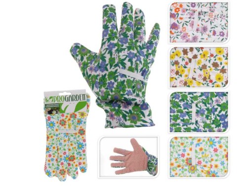 Przejdź do produktu Rękawice ogrodowe z nadrukiem L i M 16szt 869890