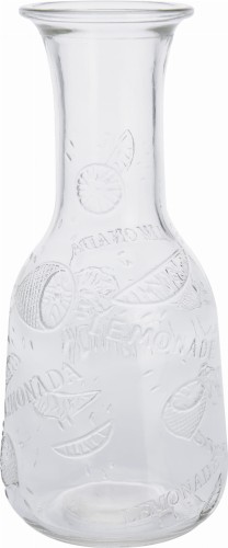 Przejdź do produktu Karafka butelka szklana 1l 11x24cm do napojów 46106