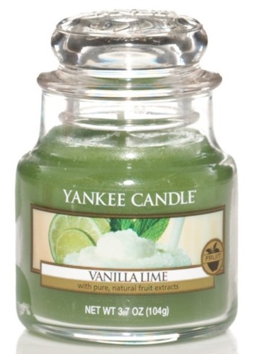 Przejdź do produktu Yankee Candle Vanilla Lime świeca w małym słoiku
