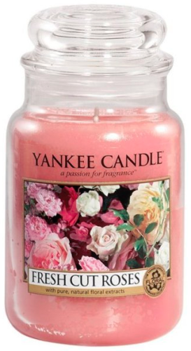 Przejdź do produktu Świeca w słoiku Fresh Cut Roses różany Yankee Candle 