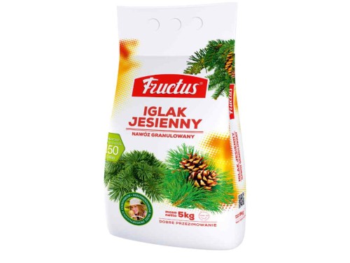 Przejdź do produktu Nawóz jesienny pod iglaki rododendrony azalie wrzosy 5kg Fructus