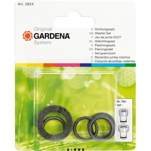 Przejdź do produktu Zestaw uszczelek do złączek nypli 4szt 2824 Gardena