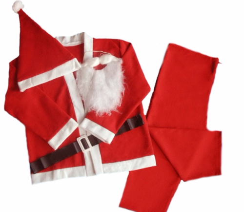 Przejdź do produktu Strój mikołaja 5 częściowy 39-252 