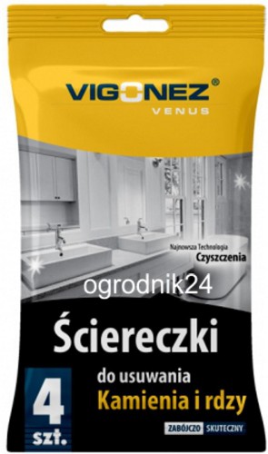Przejdź do produktu VIGONEZ ŚCIERECZKI DO CZYSZCZENIA KAMIENIA I RDZY 4SZT ŁAZIENKA