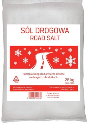 Przejdź do produktu Sól drogowa antyzbrylaczem przeciw gołoledzi worek 25kg 