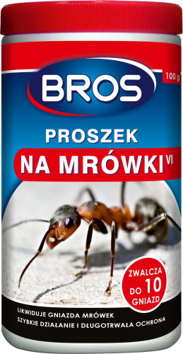 Przejdź do produktu Proszek na mrówki 100g likwiduje do 10 gniazd Bros