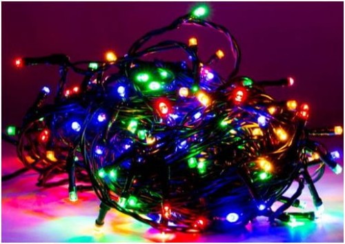 Przejdź do produktu Lampki choinkowe kolorowe 120 led 8 funkcji 390172  zewnętrzne i wewnętrzne