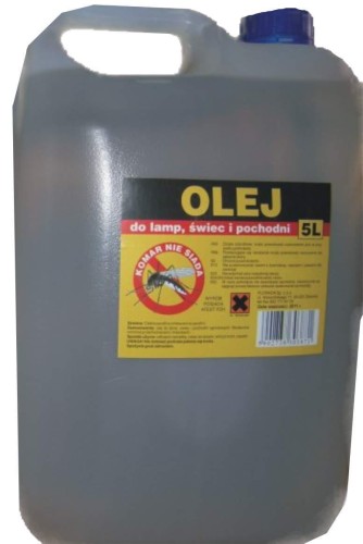 Przejdź do produktu Olej na komary antykomarowy do lamp pochodni 5L