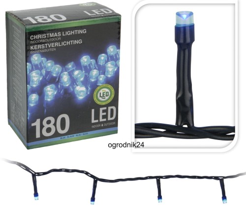 Przejdź do produktu LAMPKI CHOINKOWE 180 LED NIEBIESKIE 030246