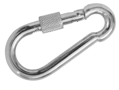 Przejdź do produktu KARABIŃCZYK Z ZABEZPIECZENIEM 5x50mm 10SZT HAK W-WA