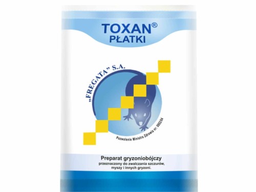 Przejdź do produktu Toxan płatki na myszy i szczury 100 gr 