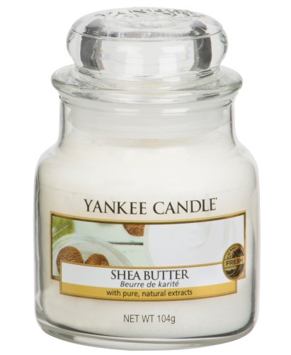 Przejdź do produktu  Yankee Candle świeca mała Shea Butter kremowa