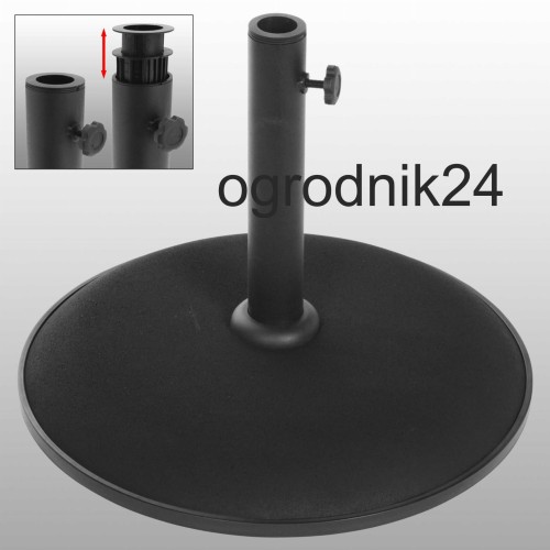 Przejdź do produktu PODSTAWA DO PARASOLA BETONOWA 597046 25KG okrągła