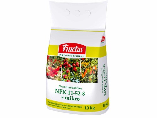 Przejdź do produktu Nawóz rozpuszczalny NPK 11-52-8 10 kg  FRUCTUS PROFESSIONAL