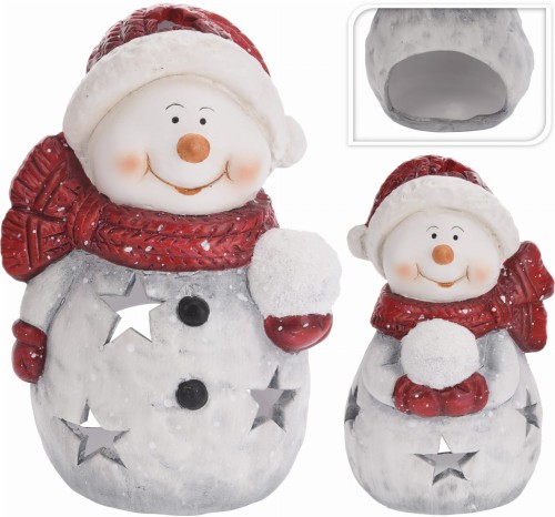 Przejdź do produktu Bałwanek na tealight 15cm świecznik 009699