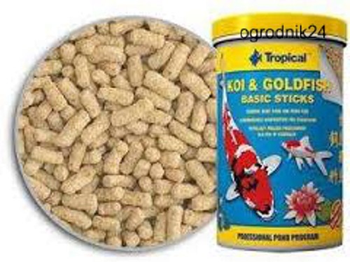 Przejdź do produktu TROPICAL KOI&GOLDFISH BASIC STICKS 4KG  POKARM DLA RYB OCZKA WODNE  