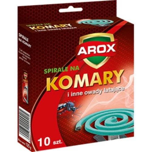 Przejdź do produktu Spirale na komary owadobójcze 10szt AROX 