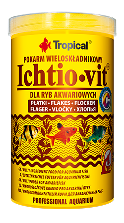 Przejdź do produktu Ichtio-Vit pokarm dla ryb akwariowych 250 ml / 50 g Tropical