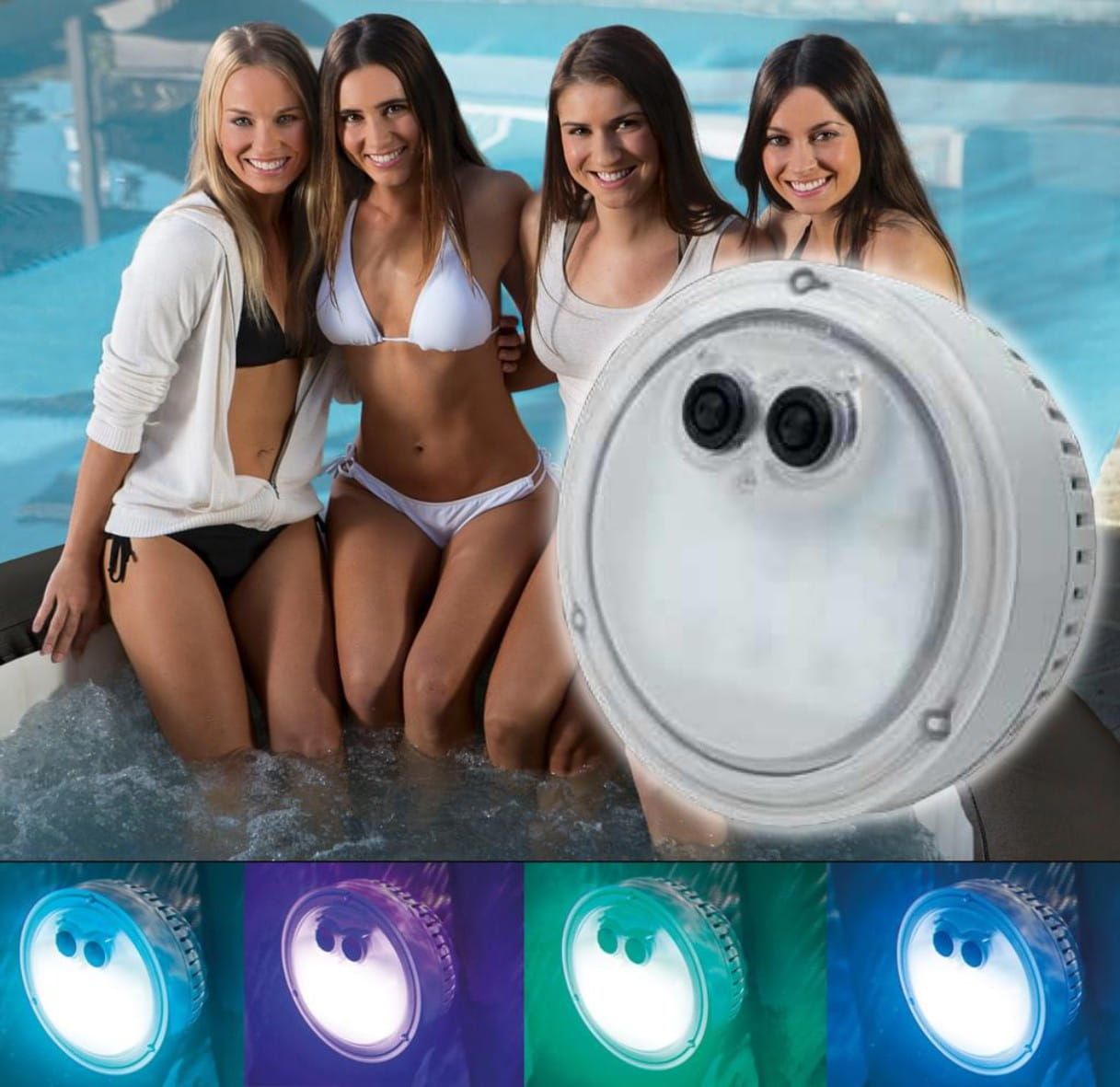 Lampa LED na baterie do jacuzzi SPA INTEX 28503