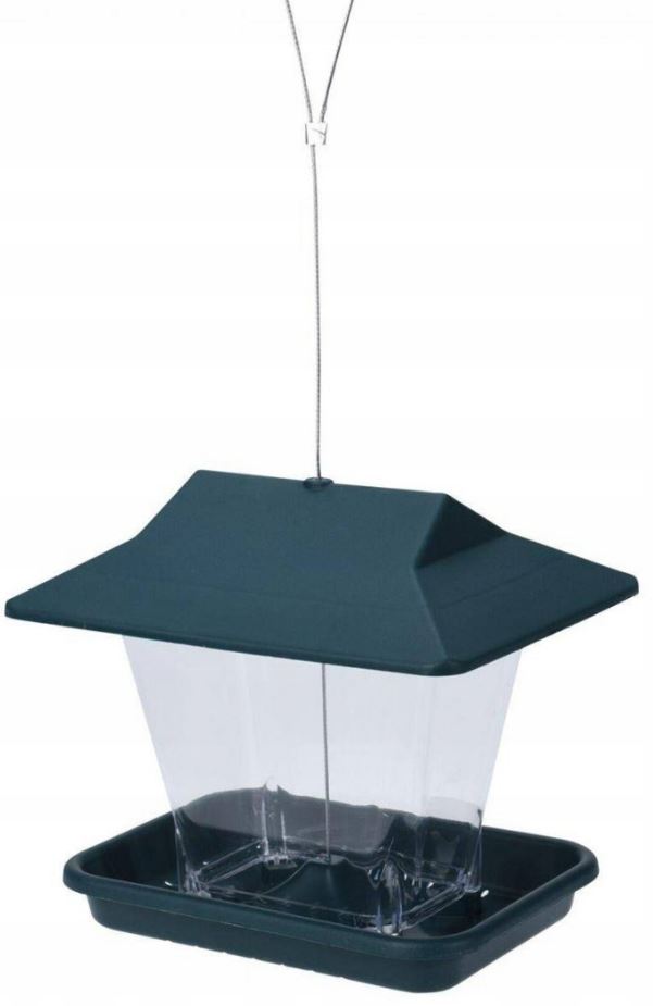 Karmnik plastikowy dla ptaków do zawieszenia 20cm 589898.JPG